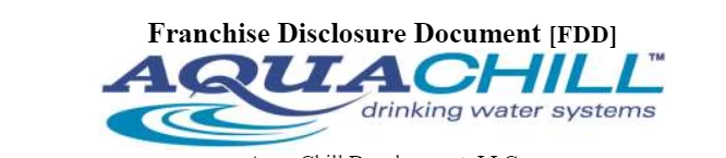 Aqua Chill Drinking Water Systems Franchising Informaton